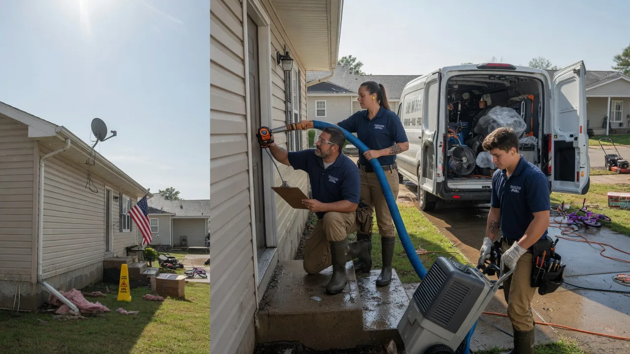Ceiling Water Damage Restoration in Richards, TX near me